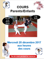 COURS PARENTS ENFANTS ECOLE DE KARATE