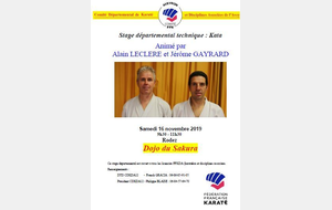 STAGE DEPARTEMENTAL KATA